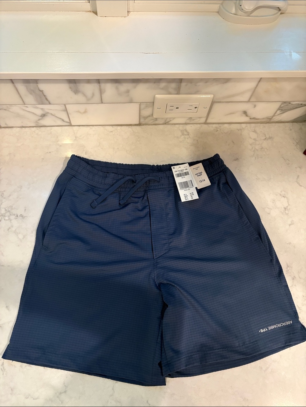 abercrombie kids Navy Blue Athletic Shorts